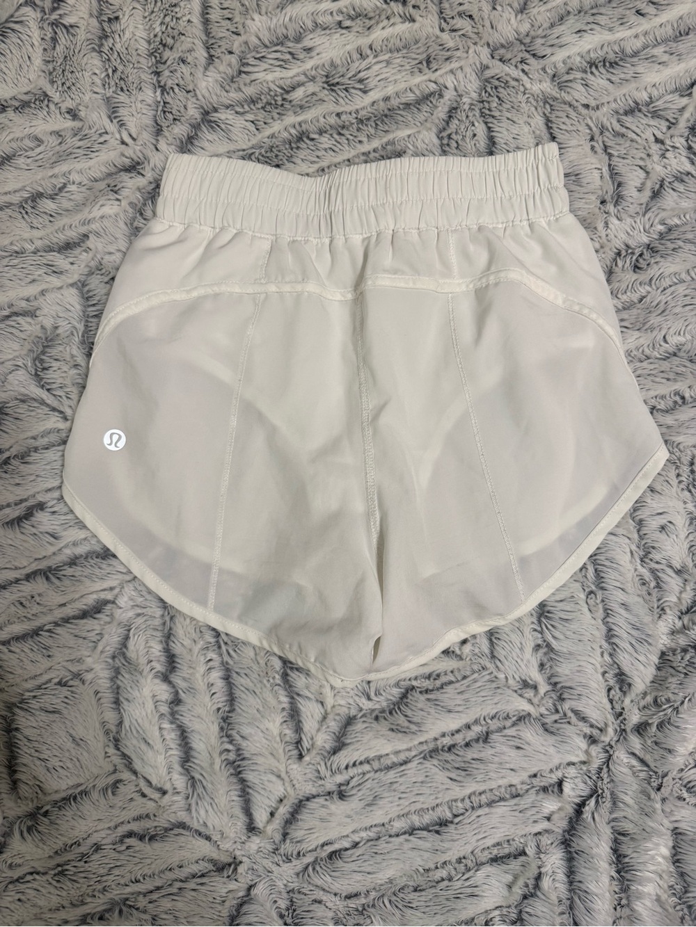 lululemon athletica white Girls' Athletic Shorts